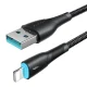 Joyroom SA32-AL3 кабель USB-A на Lightning 3A 1м черный