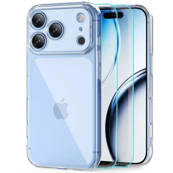 Чехол Tech-Protect FlexAir и 2 шт. защитных стекла Glass Fit+ для iPhone 18 Pro / 17 Pro,...