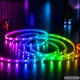 10 m RGB LED lenta ar pulti un lietotni (12V, 2835, Music Sync)
