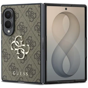 Чехол Guess Big 4G Logo для Samsung Galaxy Z Fold 8, коричневый