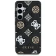Чехол Guess 4G Printed Colored Peony Pattern MagSafe для Samsung Galaxy S25, черный