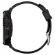 Spigen Apple Watch 4/5/6/7/8/SE (44/45mm) maciņš ar siksniņu Rugged Armor Pro, melns