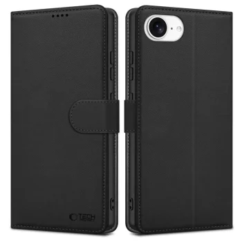 Чехол-книжка Tech-Protect Wallet для Apple iPhone 16e / 17e, Matte Black
