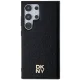 Чехол DKNY для Samsung Galaxy S24 Ultra Leather Monogram Metal Logo MagSafe, черный