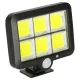 Solar Lamp with Motion and Dusk Sensor, 120 LED, 20W