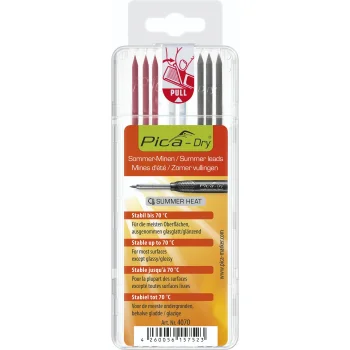 Pica DRY 4070/SB Summer Heat Refill Leads, 2.8 mm, 8 pcs