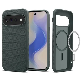 Spigen Liquid Air Mag vāciņš priekš Google Pixel 11 Pro XL, tumši zaļš