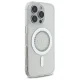 Чехол Guess IML Rhinestones MagSafe для iPhone 16 Pro Max Белый