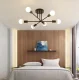 Piekaramā griestu lampa Loft, 6 spuldzes, melna