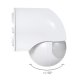 Maclean MCE203 infrasarkanais kustības sensors, 12m, 180°, 1200W