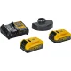 Аккумуляторная угловая шлифмашина DeWalt DCG405S2T-QW 18V 125 мм 2x3.5Ah