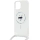 Karl Lagerfeld iPhone 15 / 14 / 13 Case IML Choupette Head & Cord MagSafe, Transparent