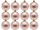 Christmas Baubles Set of 30, Shatterproof Ornaments, Rose Gold