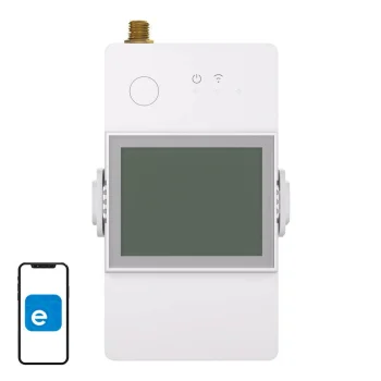 Sonoff POWCT Viedais Strāvas Mērītājs 100A Wi-Fi ar LCD Ekrānu