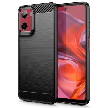 Tech-Protect TPUCarbon vāciņš Motorola Moto G05 / E15 Melns
