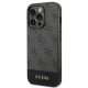Guess iPhone 14 Pro Max vāciņš 4G Stripe Collection, pelēks