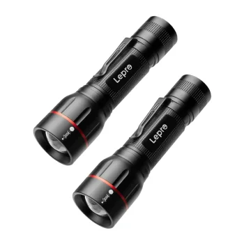 Комплект LED фонарей LEPRO OPR120028-2, 300 лм, 2 шт., черный