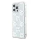 DKNY iPhone 15 Pro Max Case Liquid Glitter Multilogo, White