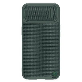 Nillkin Textured S Case for iPhone 14 Pro Max with Camera Cover, Dark Green