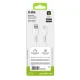 SBS TECABLEMICROC15W USB-A to USB-C Cable 1.5m, White