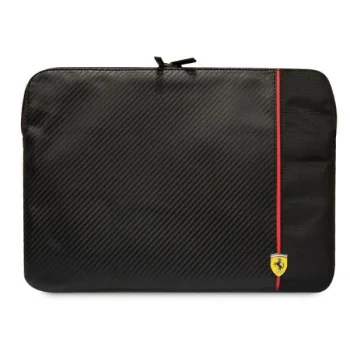 Чехол для ноутбука 14" Ferrari Carbon&Smooth, черный