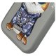 Nimmy iPhone 16 Pro Max vāciņš Glasses Cool Cat, pelēks