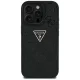 Guess Hot Stamp 4G Pattern Triangle Metal Logo чехол для iPhone 16 Pro Max - черный