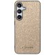 Чехол Guess для Samsung Galaxy S24 Glitter Script, золотистый
