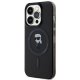 Apple iPhone 15 Pro Max 6.7\" Karl Lagerfeld IML Ikonik MagSafe Case Cover (KLHMP15XHFCKNOK), Black