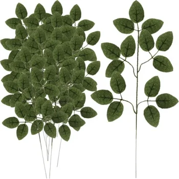 Gardlov mākslīgo rožu lapu zari, 51 cm, 12 gab. komplekts