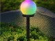 Садовые солнечные светильники шары RGB 10 см, 4 шт.