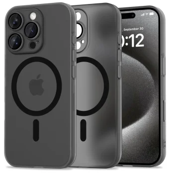 Apple iPhone 16 Pro Max 6.9'' Tech-Protect MagSlim MagSafe Case Cover, Semi-Transparent | Чехол Обложка...