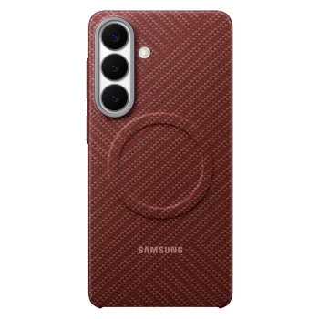Чехол Samsung Carbon Magnet для Samsung Galaxy S26+ с MagSafe, красный