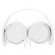 Накладные наушники Sony MDR-ZX110W белые