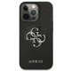 Чехол Guess Saffiano 4G Metal Logo для iPhone 13 Pro / 13, черный