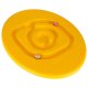 Līdzsvara dēlis bērniem ar bumbiņu labirintu, dzeltens