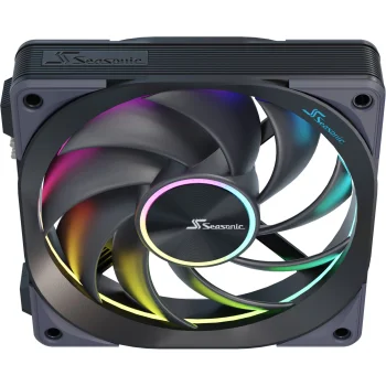 Вентилятор для корпуса Seasonic MagFlow ARGB 120 мм, черный