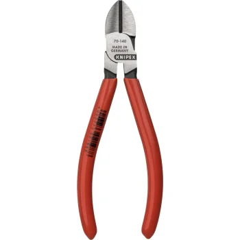 KNIPEX Diagonal Cutter 140 mm, Silver / Red
