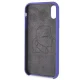 Чехол Karl Lagerfeld Silicone для iPhone XR, фиолетовый