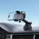 Auto telefona turētājs Acefast D57 ar piesūcekli panelim un stiklam, melns
