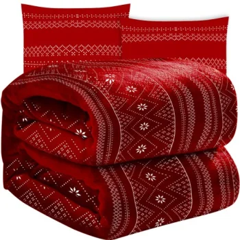 Sega 1,6x2m + 2x spilvendrāna Ruhhy 22594 | Blanket 1.6x2m pillowcase
