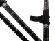 Adjustable Nordic Walking and Trekking Poles, Black