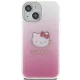 Hello Kitty iPhone 15 vāciņš IML Gradient Electrop Kitty Head, rozā
