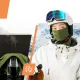 Qunature 13230023015 slēpošanas un velo sejas maska balaklava, L, zaļa