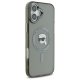 Karl Lagerfeld iPhone 16 Case IML Metal Karl Head MagSafe, Black