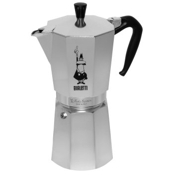 Bialetti Moka Express moka kanna, 18 tasītes, Sudraba