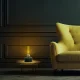 Ретро лампа LED Forever Light FLR-25, аккумуляторная с диммером, черная