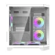 Компьютерный корпус Darkflash FT350 с 5 ARGB вентиляторами, белый