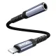 BWOO BZ48 Lightning uz 3.5mm AUX audio adapteris, Melns