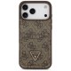 Guess 4G Nauble Card Triangle maciņš iPhone 17 Pro Max – brūns | Phone Case Cover